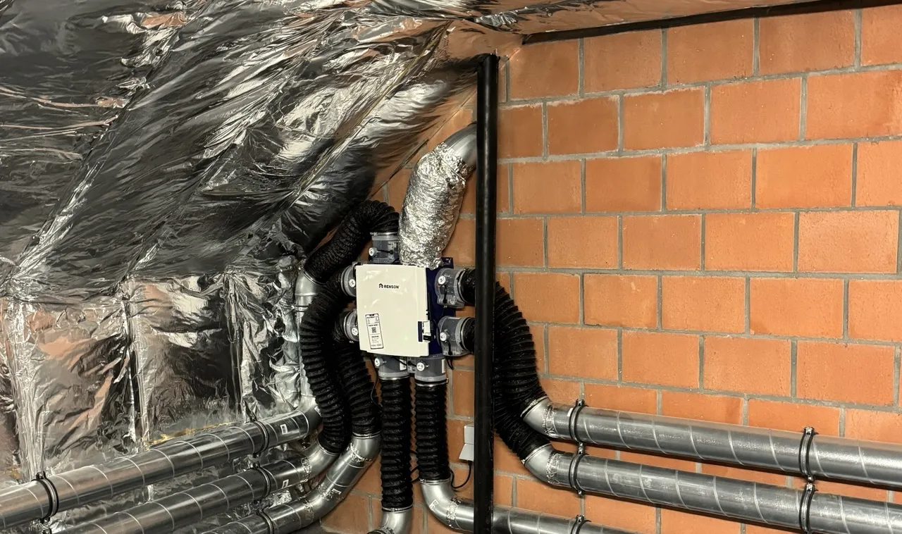 Plaatsing ventilatie C+